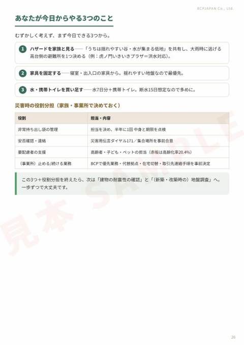 詳細版 26ページ目:今日からの3つのこと