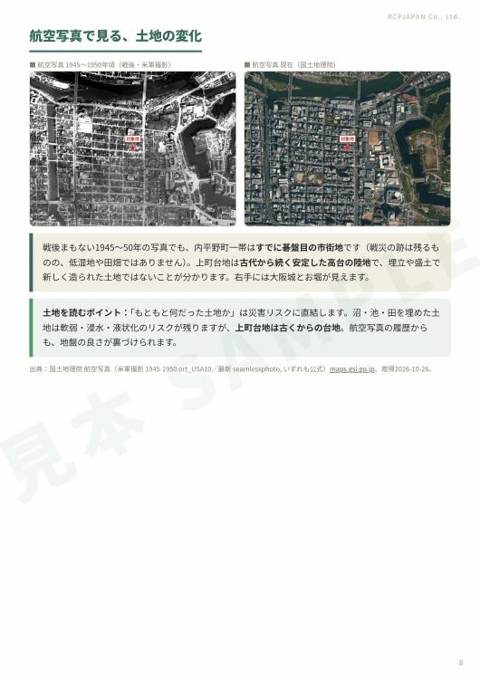 詳細版 8ページ目:航空写真で見る変化